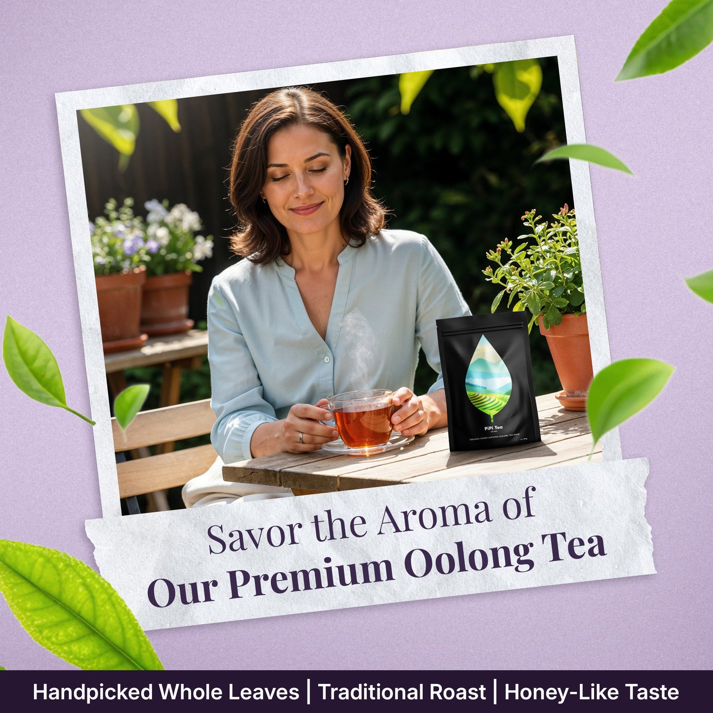 Bolsas de Té Oolong Orgánico con Aroma a Miel