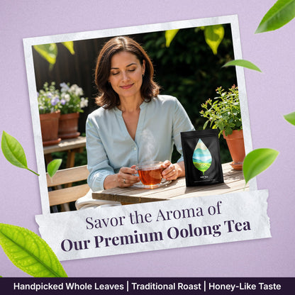 Bolsas de Té Oolong Orgánico con Aroma a Miel